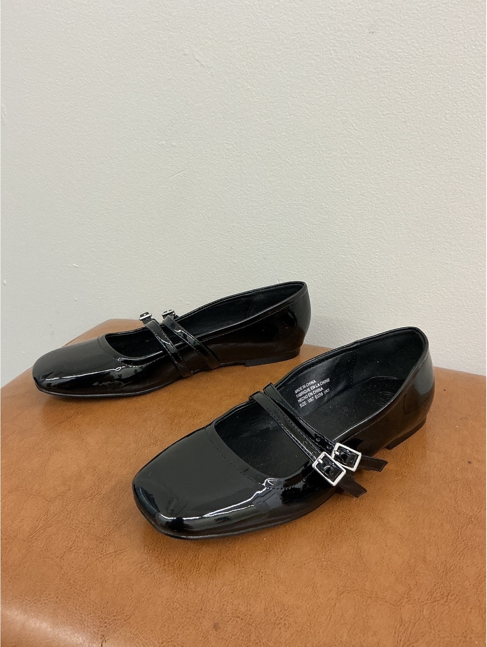 Urban Outfitters Black Patent Leather Mary Jane Flats